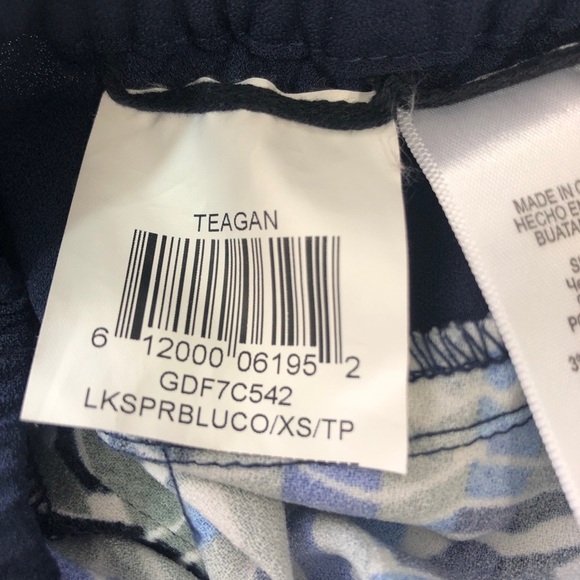 BCBGMAXAZRIA Teagan Larkspur Blue Combo Short XS - Picture 5 of 8